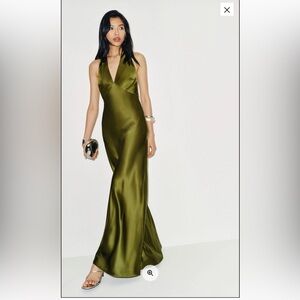 Reformation Daniela Silk Dress